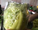 Káposztával töltött paprika ecetes lében recept fázis 5 fotója