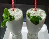 A picture of step 3 of Pudina lassi.