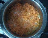 A picture of step 3 of Gajar ka halwa.