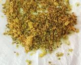 A picture of step 2 of Karela Fry Maharashtrian style.