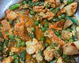 A picture of step 3 of Smoke Veggie Biryani.