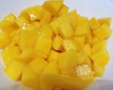 Une image de l'étape 5 de Dessert lait de coco, mangue, perles du Japon (= perles tapioca).