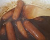A picture of step 5 of My Sausage in Onion Gravy with Creamy Mashed Potato & Peas. 😘.