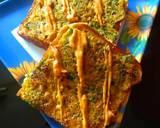 Besan Bean Sprouts open sandwich recipe step 4 photo
