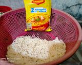 A picture of step 1 of Maggi masala roll.