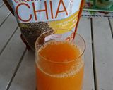 Hình bước làm 1 của món Nước cam hạt chia