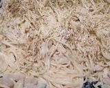 Foto langkah ke 4 dari resep Spaghetti Carbonara praktis tanpa telur.