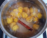 Foto del paso 7 de la receta: Crema de castañas asadas y glaseadas con frutos secos