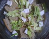 A picture of step 4 of Savoury Bread Pudding.
