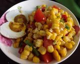 รูปขั้นตอนการทำที่ 4 ของ ส้มตำ ตำข้าวโพดไข่เค็ม