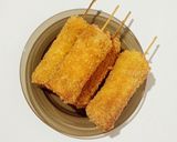 Foto langkah ke 7 dari resep Melty Cheezy Corndog.