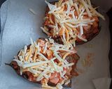 Foto del paso 4 de la receta: Berenjenas rellenas de fiambre de pavo y queso