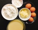 Hình bước làm 1 của món Bánh sữa đặc