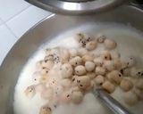A picture of step 4 of Badam-Makhhana Kheer(calcium rich).
