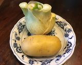 A picture of step 1 of California Farm Fennel Potato Mousse.