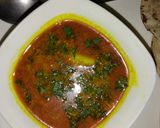 A picture of step 7 of Aloo matar mustard.