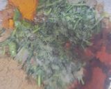A picture of step 3 of Aloo methi sabzi.