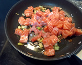 Foto del paso 5 de la receta: Pasta con salmón, gambas y tomate seco
