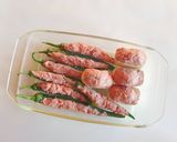 A picture of step 3 of ASIAN-STYLE SPAGHETTI WITH YONG TOW FOO (HAKKA-STYLE STUFFED TOF.