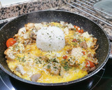 Foto del paso 5 de la receta: Arroz con pollo y queso