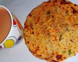 A picture of step 5 of Masala Bhakhri.