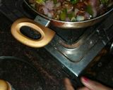 A picture of step 6 of Mushroom chilli.