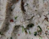 A picture of step 2 of Makhana tikki.