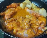 A picture of step 2 of Light Chicken Curry or Murgir Jhol.