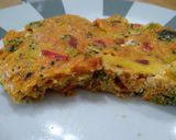 Foto del paso 4 de la receta: Budín de zanahoria, brócoli y pimiento
