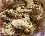A picture of step 4 of Banana Sabudana Wada.