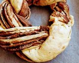 Csavart fonott kakaós kalács 🍫 recept fázis 7 fotója