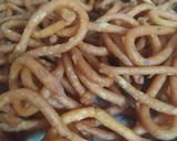 A picture of step 6 of Chegodi / Andhra style hand murukku.