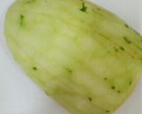 A picture of step 2 of Watermelon Halwa.