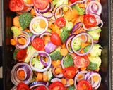 Tepsis hús, zöldségekkel (LowCarb) recept fázis 20 fotója