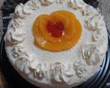 Foto del paso 4 de la receta: Torta de cumpleaños con chantilly y coco rallado 😋