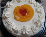 Foto del paso 4 de la receta: Torta de cumpleaños con chantilly y coco rallado 😋