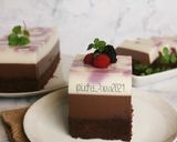 Foto langkah ke 10 dari resep Puding Cake Coklat Taro.
