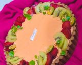 Foto langkah ke 6 dari resep Pie Custard 🍓🥝.