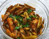 A picture of step 4 of Ivy Gourd and Potato sabji.