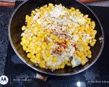 A picture of step 4 of Corn egg fry.