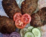 A picture of step 6 of Chapli kabab😋چپلی کباب😋.