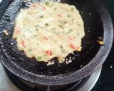 A picture of step 3 of Ground Rice chilla 😋😋.