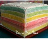 Foto langkah ke 7 dari resep Rainbow Cake Kukus.