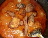 A picture of step 6 of Eba, Okro Soup & Stew.