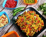 A picture of step 5 of Falahari Bhel.