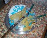 A picture of step 5 of Vanilla cake.
