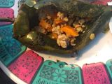 Chiles rellenos de carne molida 🥘