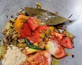 A picture of step 5 of Masoor Dal Gobhi Masala.