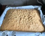 A picture of step 1 of School Dinner Cake.