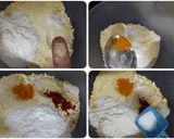 A picture of step 1 of Namkeen Boondi.